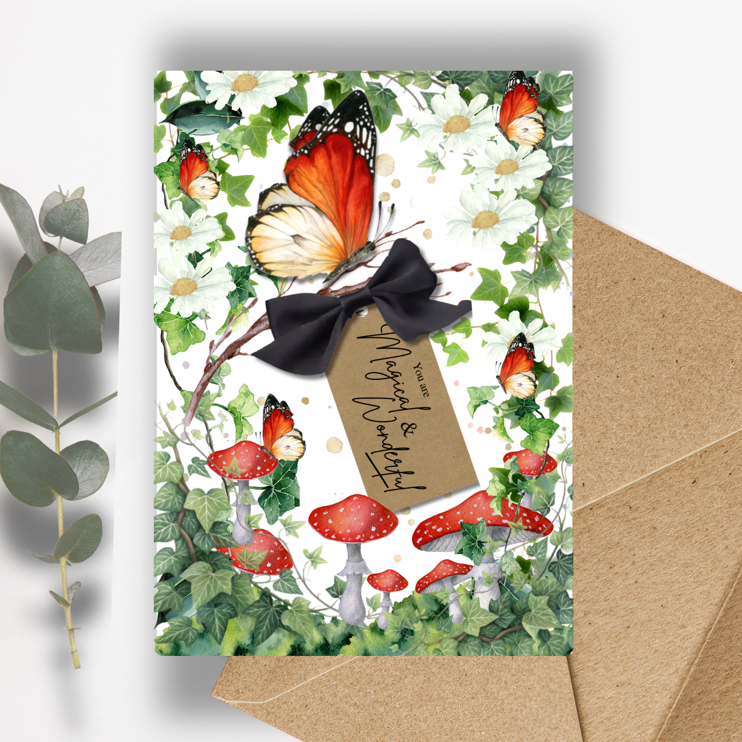 Woodland Scented A5 Card with envelope