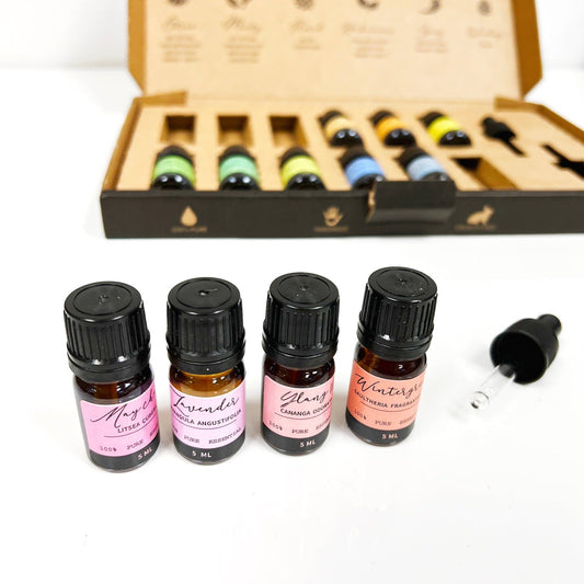 Essential Oil gift ideas - Starter kit including 12 pure essentials oils fragrances