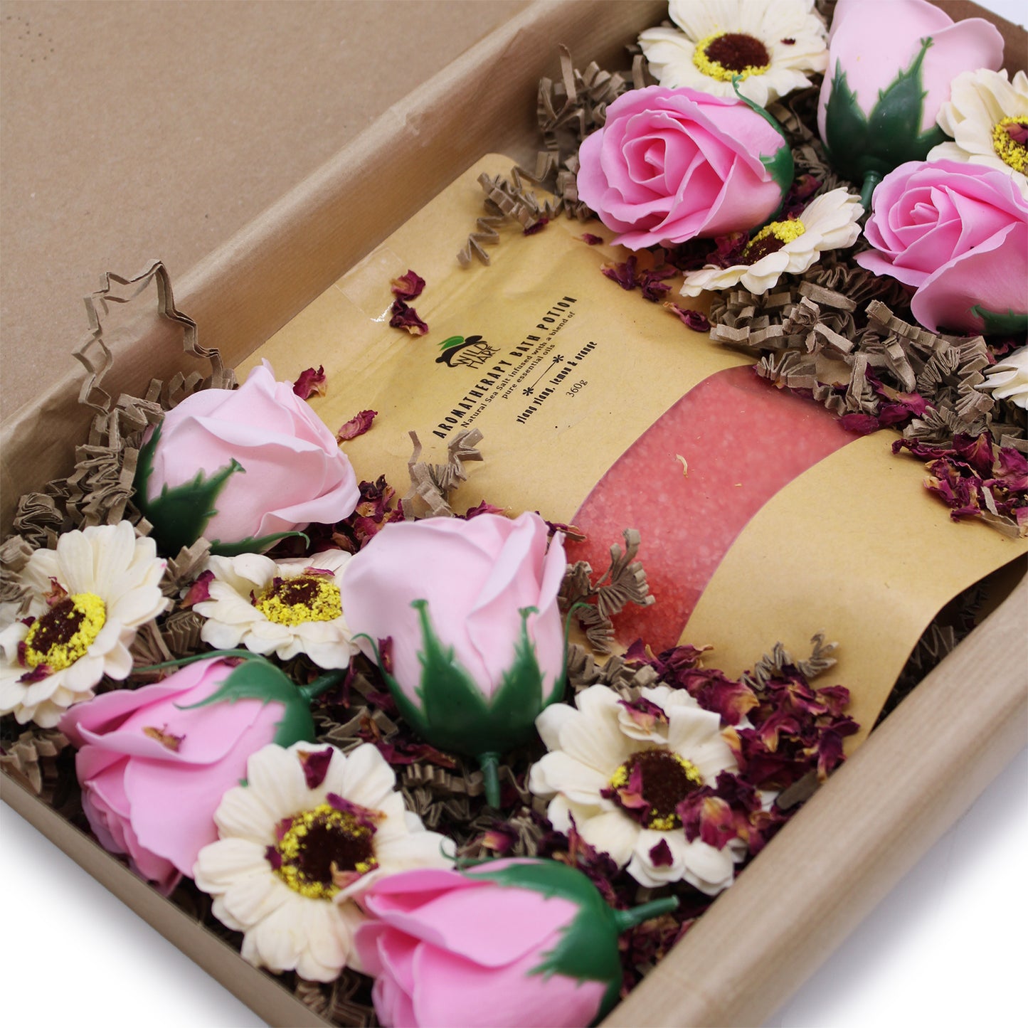 Aromatherapy Bath Potion Rose Gift Box