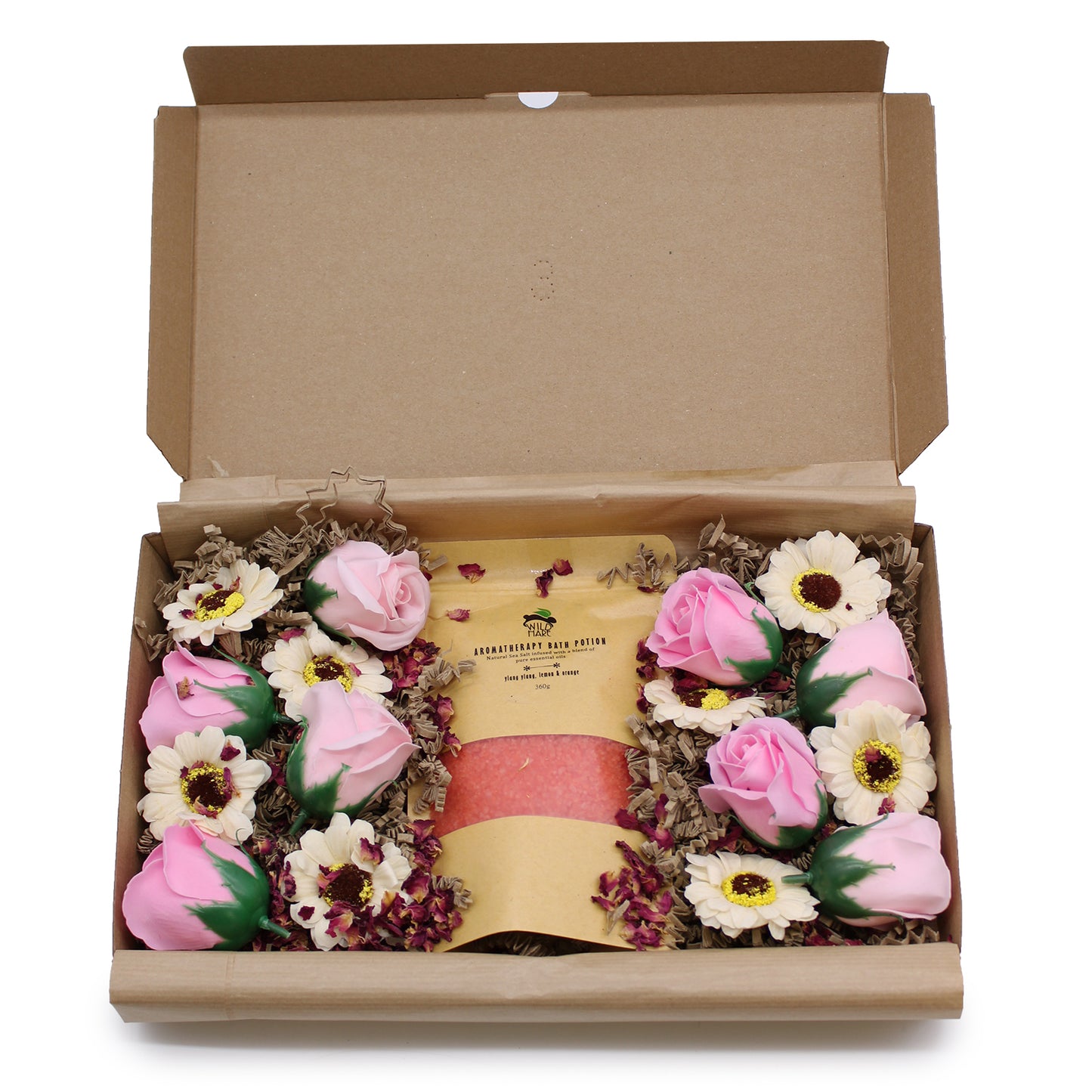 Aromatherapy Bath Potion Rose Gift Box