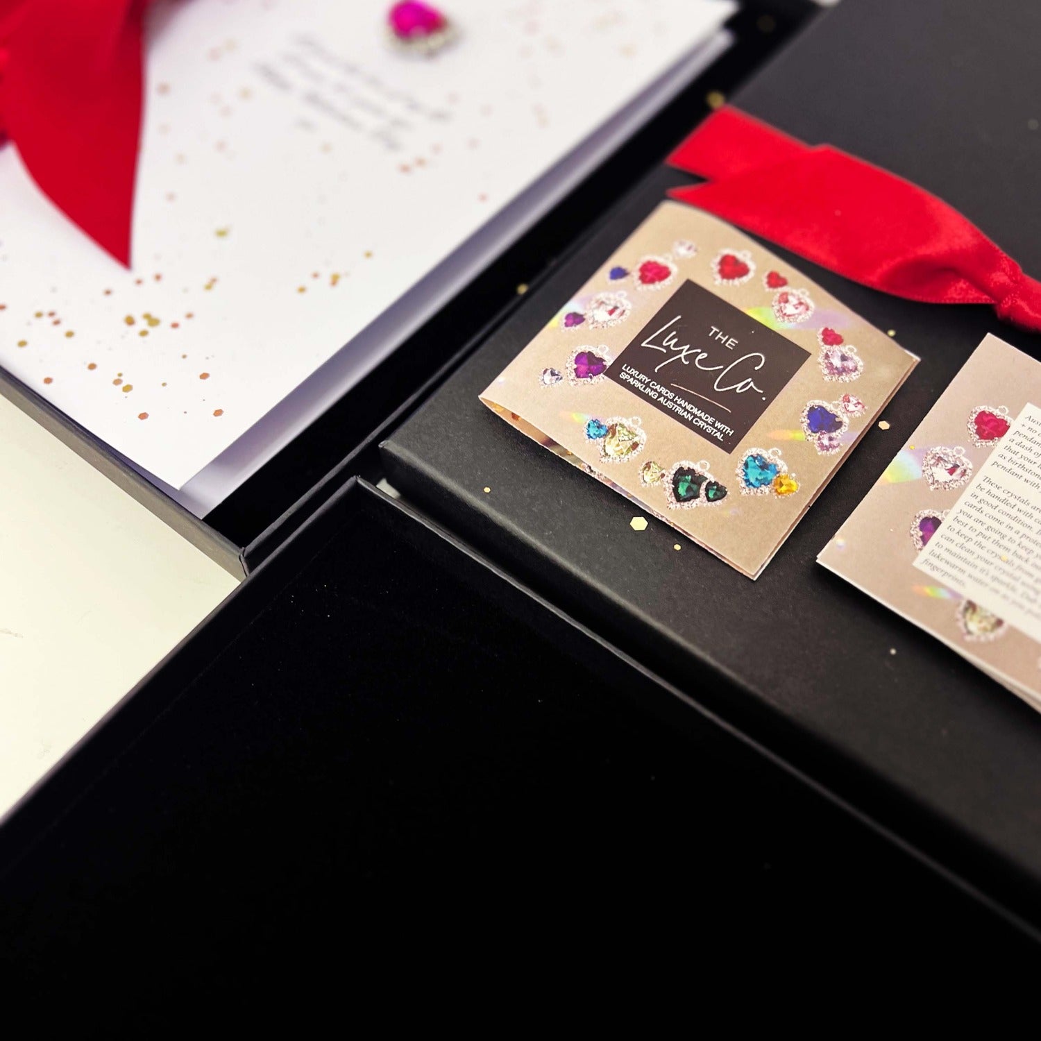 Cards come boxed in a luxury gift box making your card a gift to treasure long after the cards come down