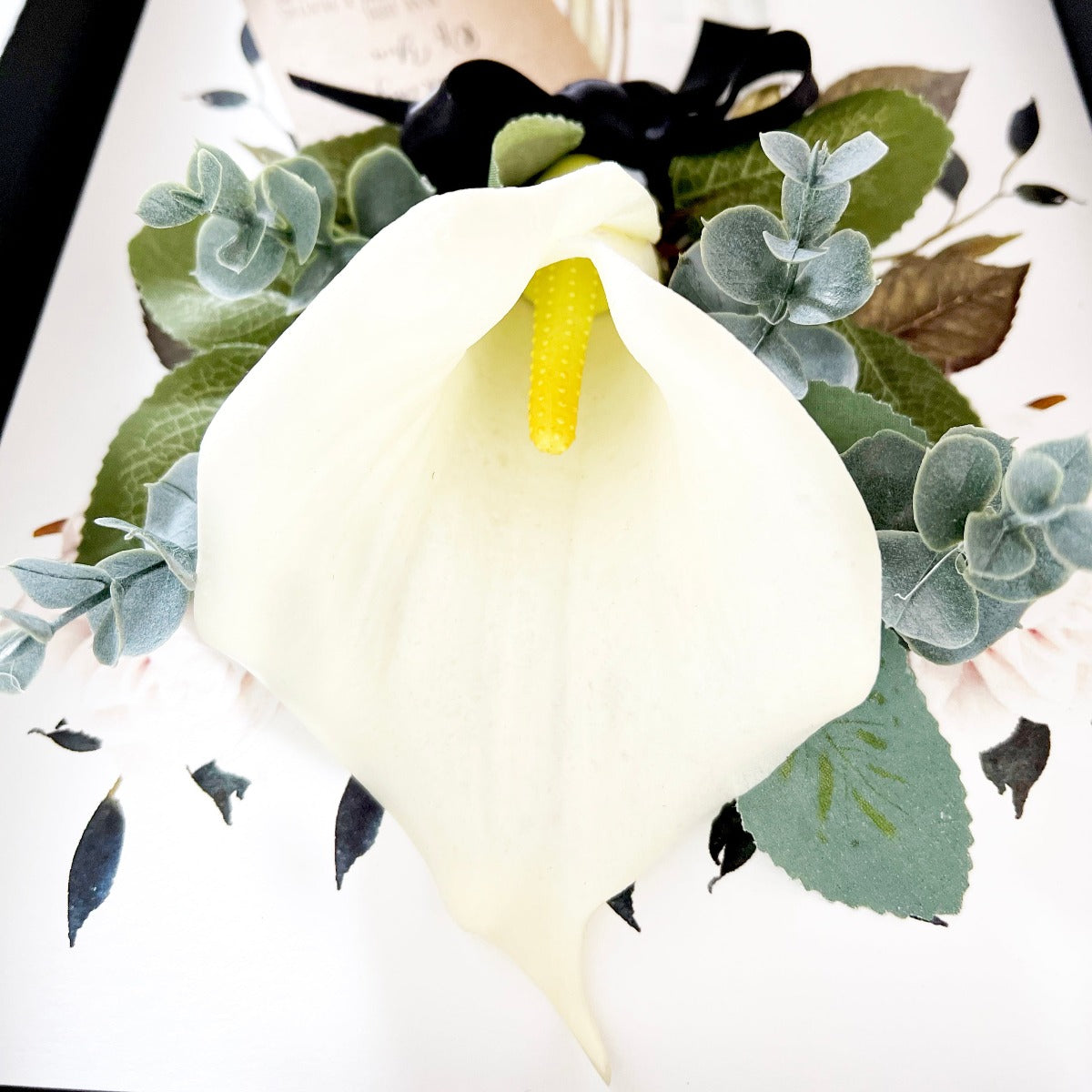Calla lily 50th anniversary flower cards | The Luxe Co