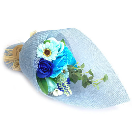 Blue Bouquet of Rose Soaps