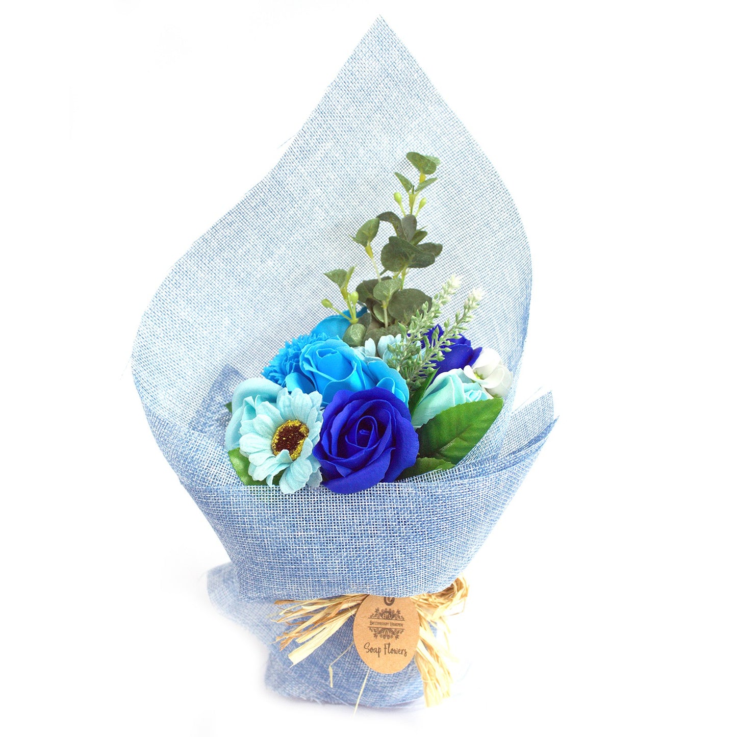Blue Bouquet of Rose Soaps