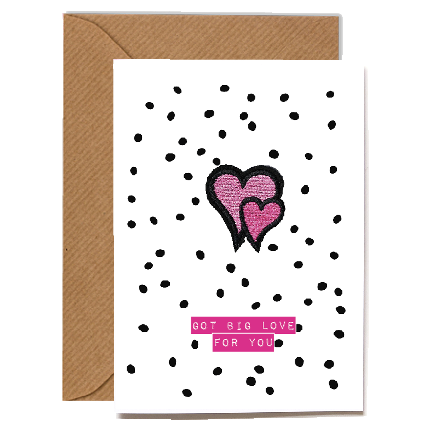 Wholesale Card: Scented Motif Cards - Pink Hearts