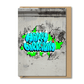 graffiti birthday card blue street art happy birthday greeting card