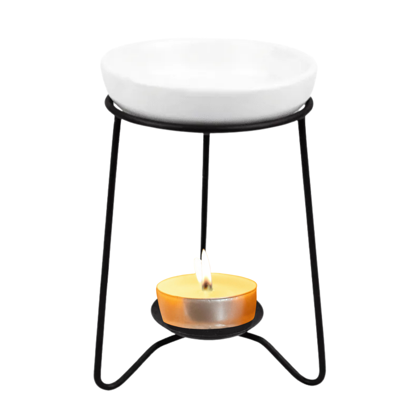 Luxe Monochrome White & Black Oil Burner