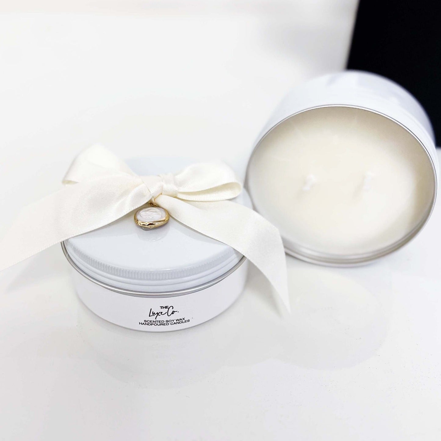 Natural Pearl Scented Soy Wax Anniversary Gift Candle