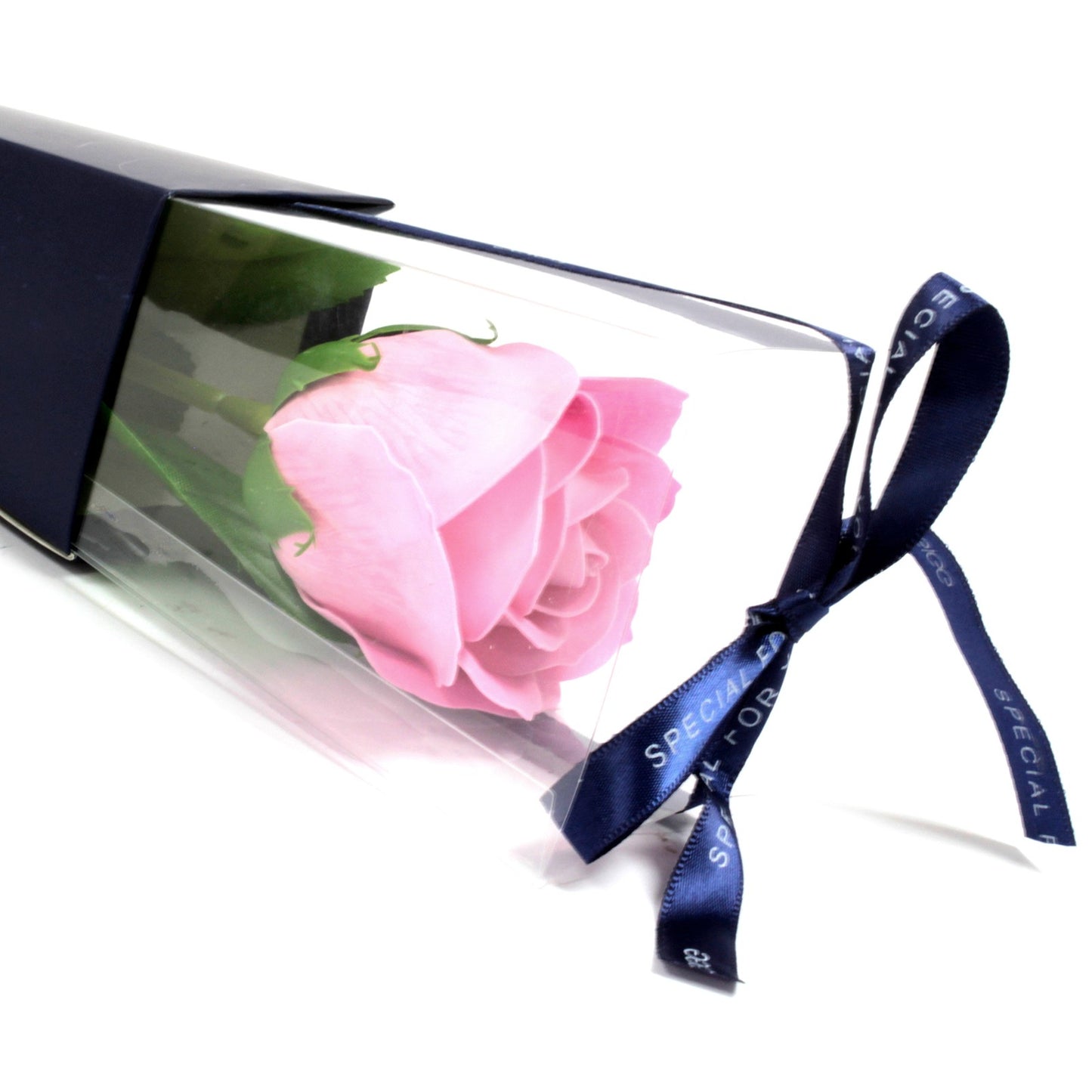 Single Pink Rose Soap in box