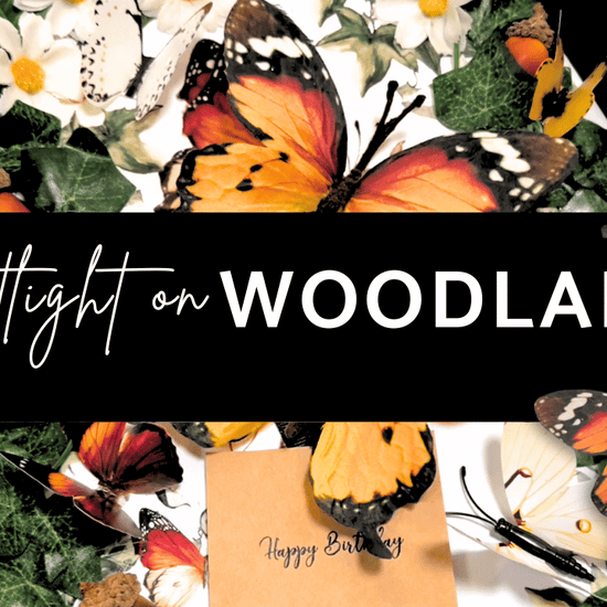 Personalised Luxury Handmade Scented Butterfly Greetings Card for birthdays, weddings, mothers day - handmade with velvet butterfly, 3d butterflies, silk daisy flowers, trailing ivy and a tag reads 'You Give me Butterflies' followed by personal printed message. 