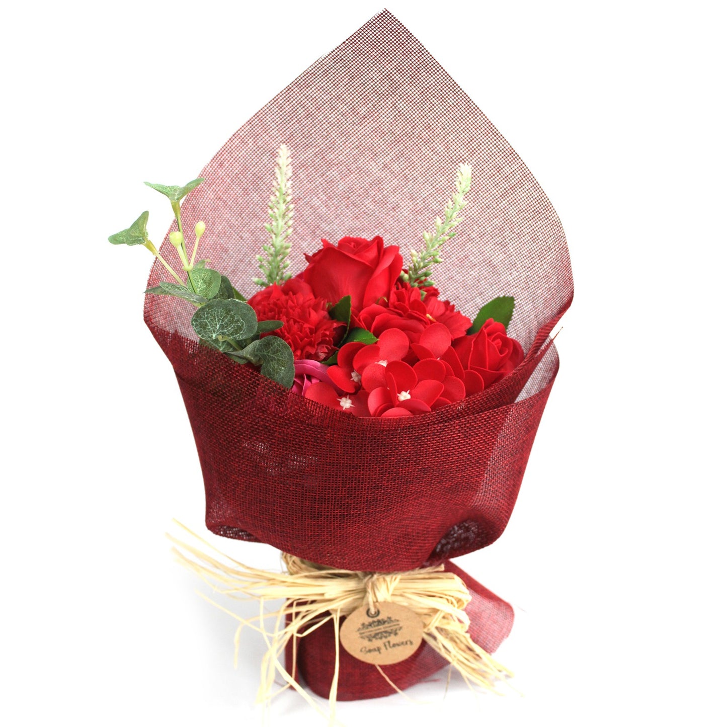 Red Bouquet of Rose Soaps