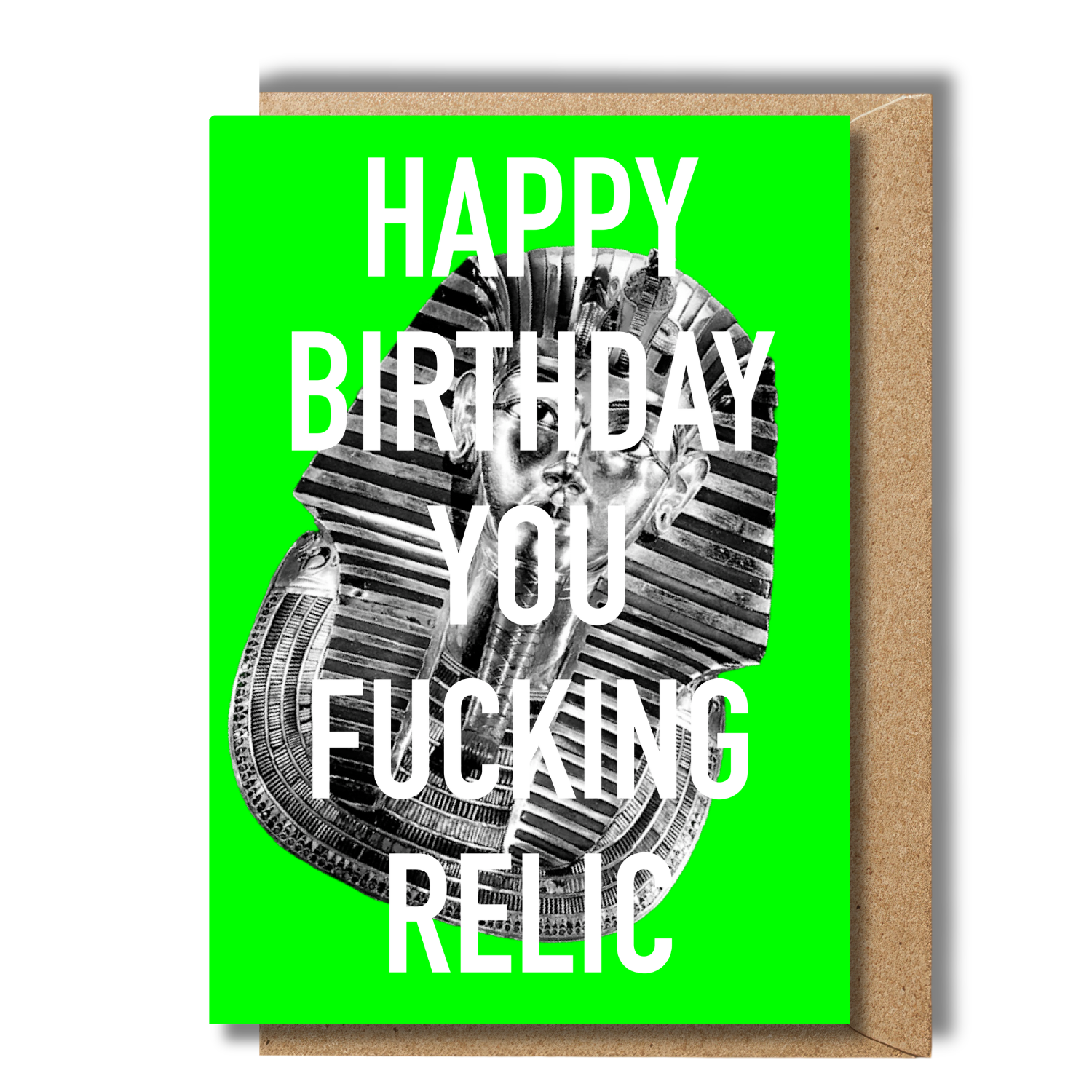 very rude birthday card happy birthday you fucking relic