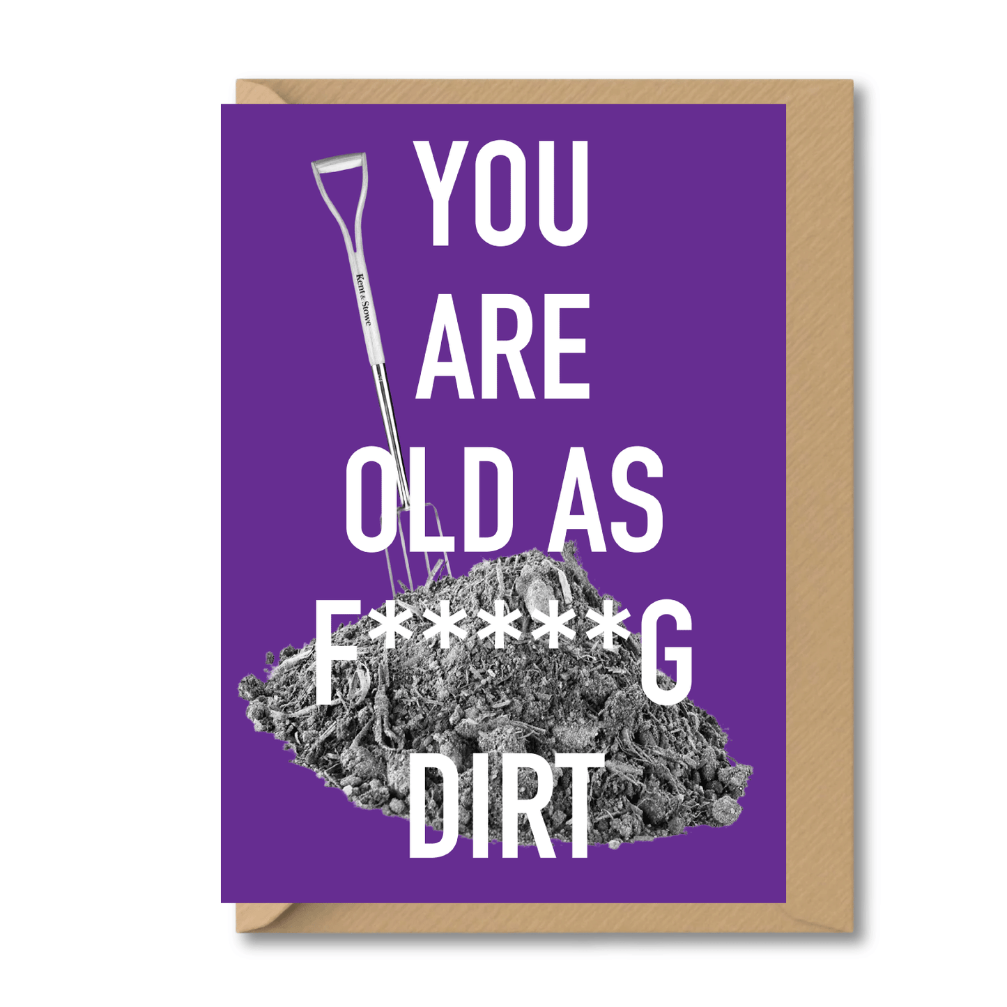 very rude birthday card you are as old as f*****g dirt clean version