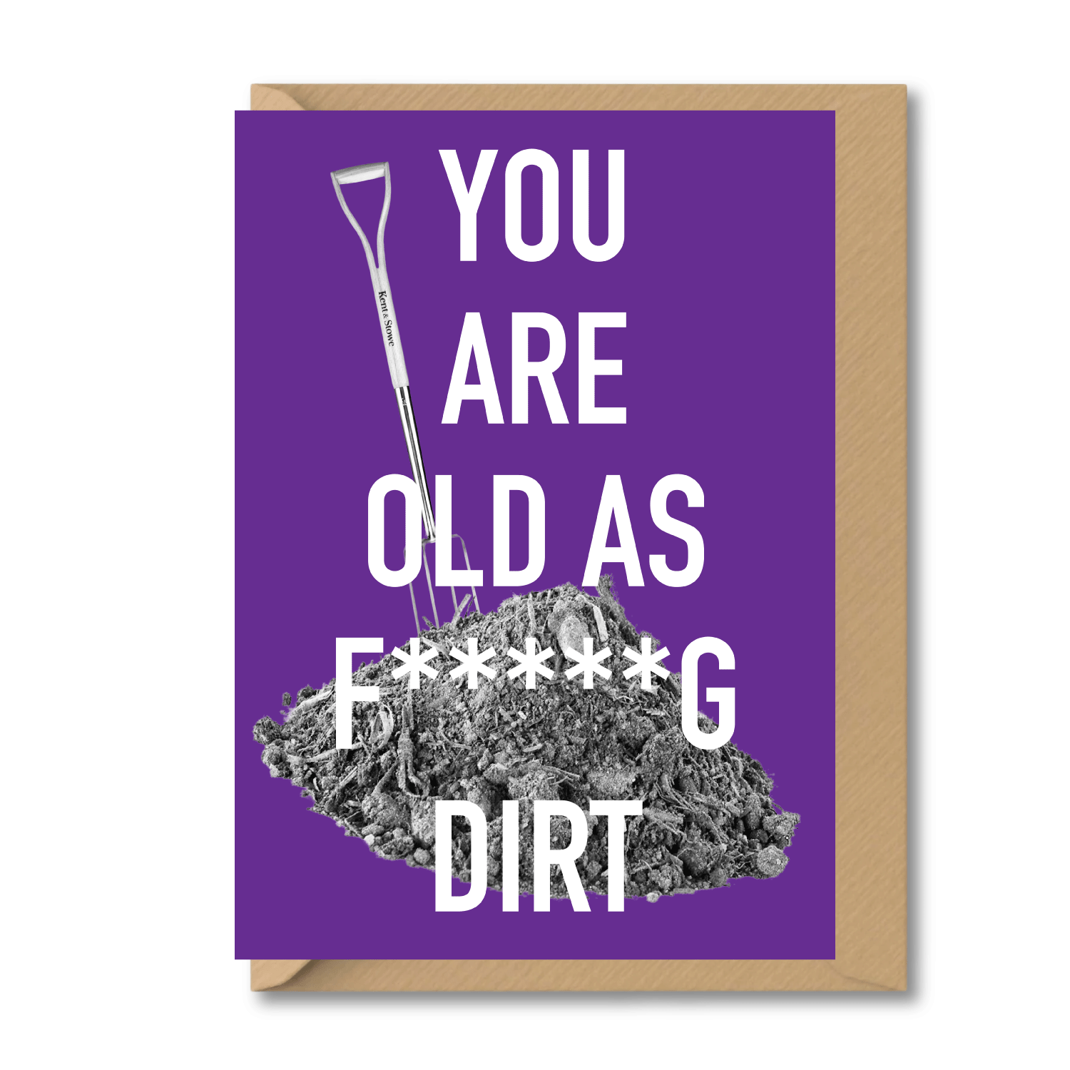 very rude birthday card you are as old as f*****g dirt clean version