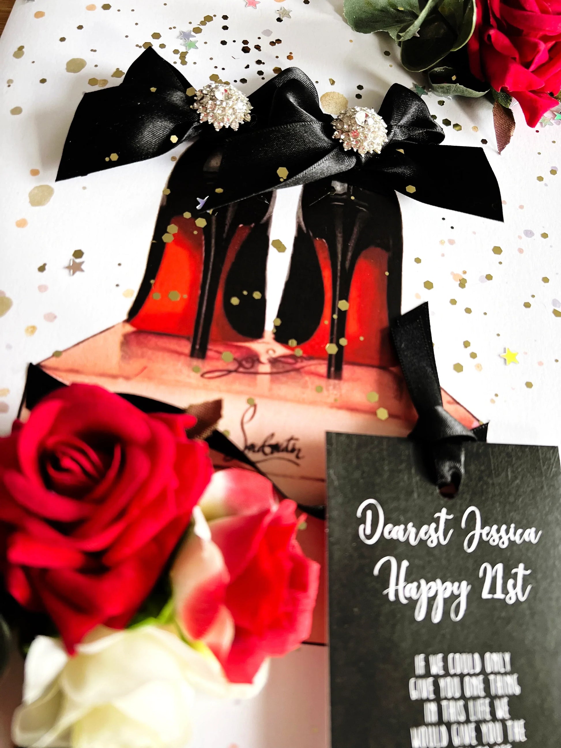 Sexy Wife Louboutin Heel Shoe Scented birthday cards to wife