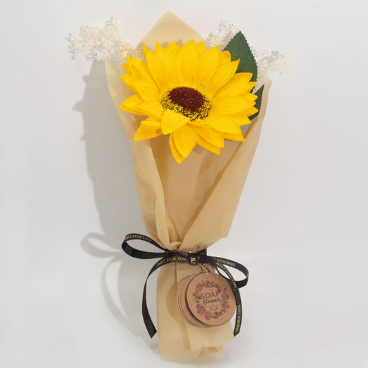 Single Sunflower Soap Bouquet
