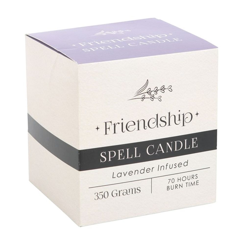 Lavender Infused Friendship Spell Candle Gift