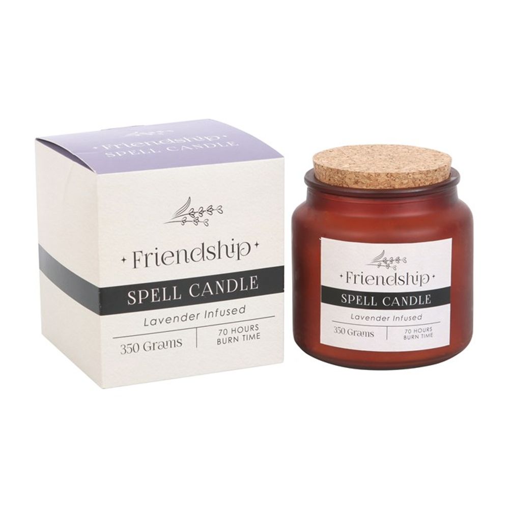 Lavender Infused Friendship Spell Candle Gift