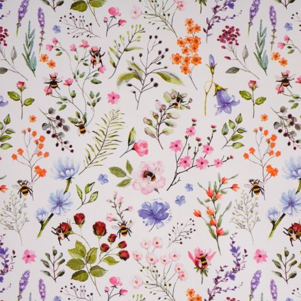 Wild Flower Wrapping Paper 3 Mtrs