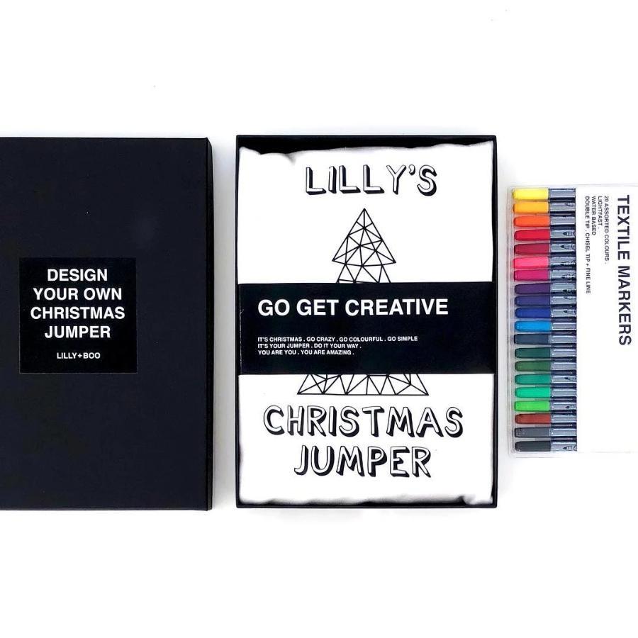 Personalised colour your own christmas jumper | Order online at The Luxe Co for Christmas jumper day 2019