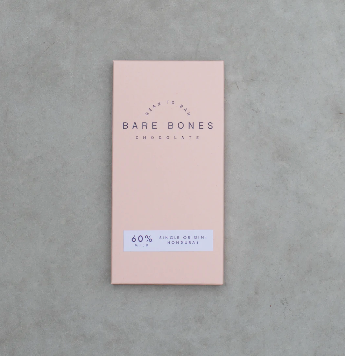 Bare Bones Honduras 60% Cocoa Chocolate Bar