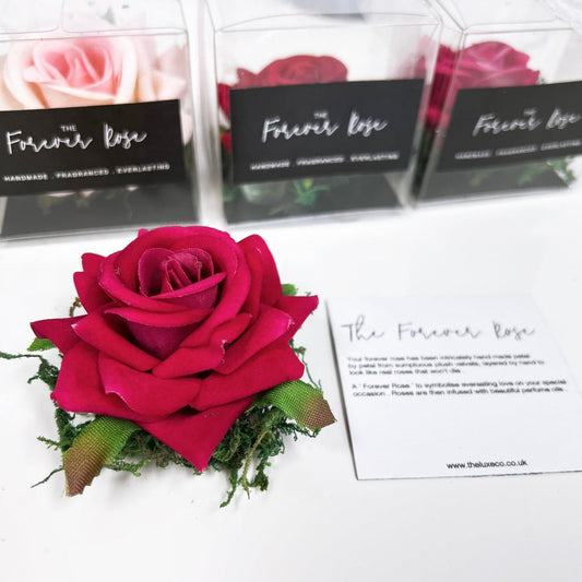 Rose gift - pink velvet roses that last forever