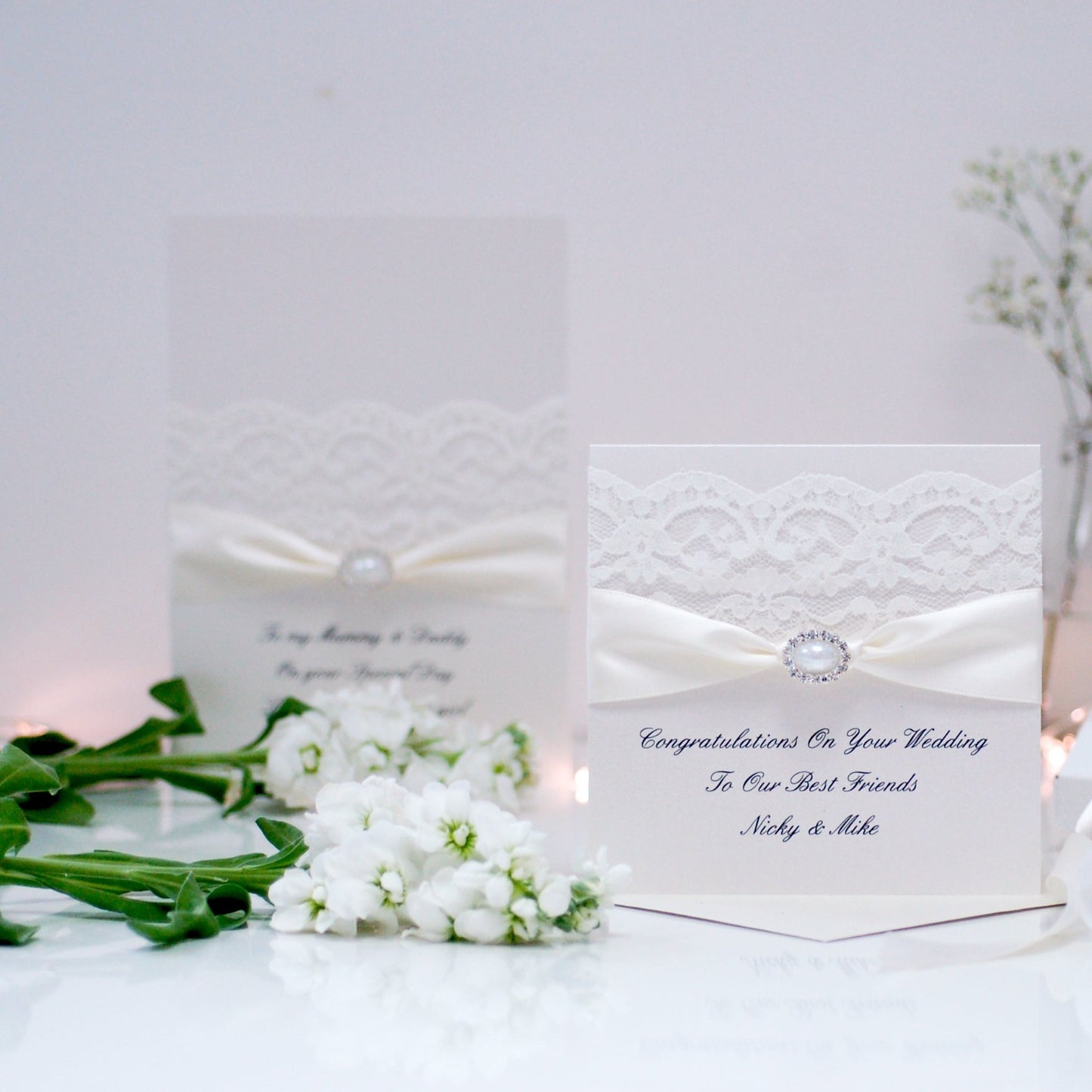 Best friends wedding card | Luxury wedding cards The Luxe Co
