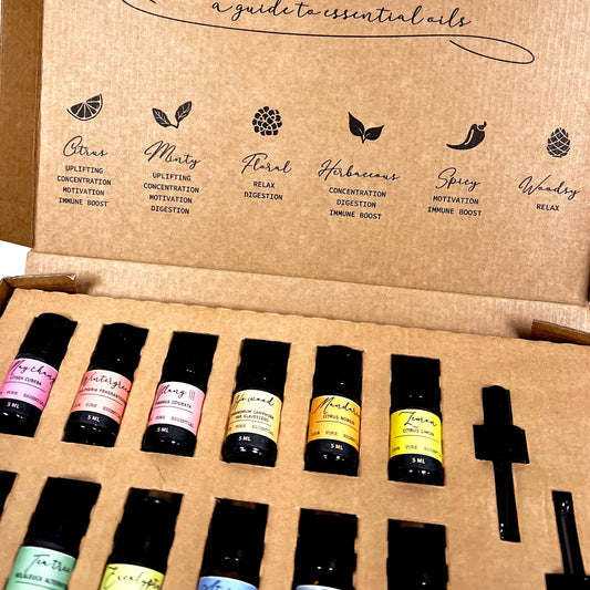 A guide to essential oils starter pack gift set UK