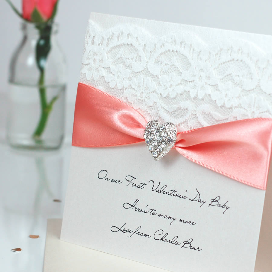 Blush Pink Sparkly Beautiful Birthday card | The Luxe Co