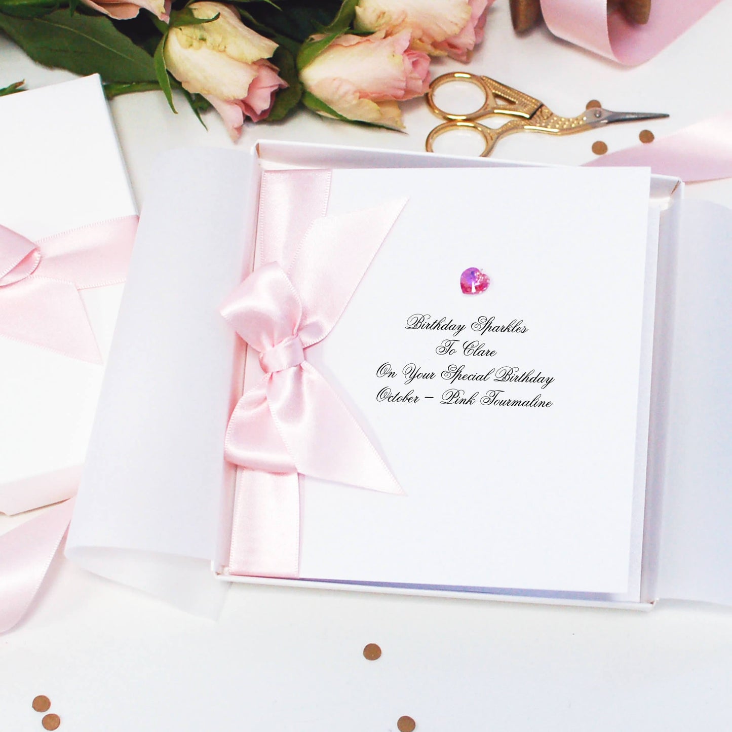 October Birthstone Birthday Card | The Luxe Co