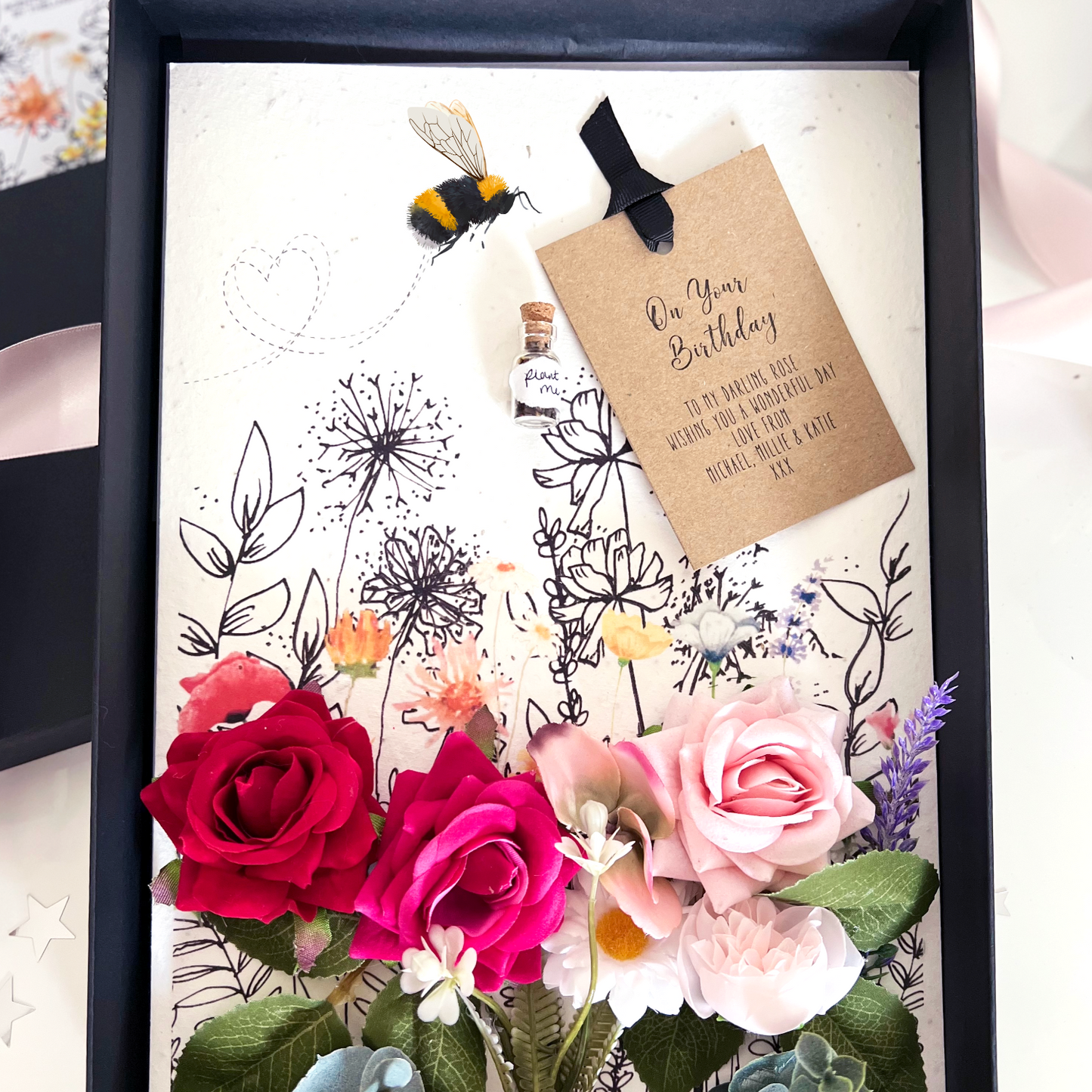 LIMITED EDITION Bloom Pollen Meadow & Honey Bee Scented Card