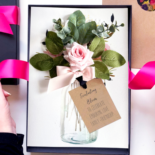Blush Rose Luxury Scented Engagement Boxed Card