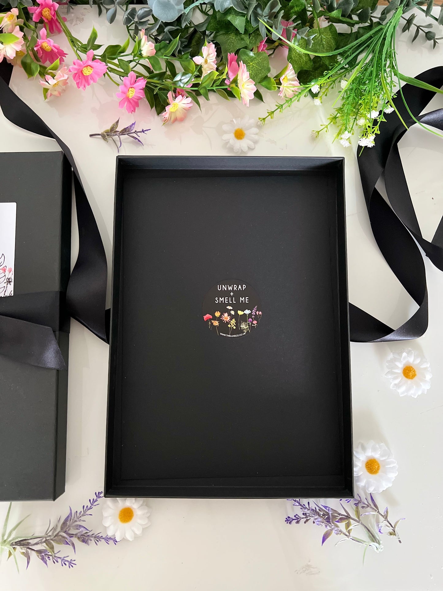 luxury boxed daughter birthday card house in luxury black box | The Luxe Co