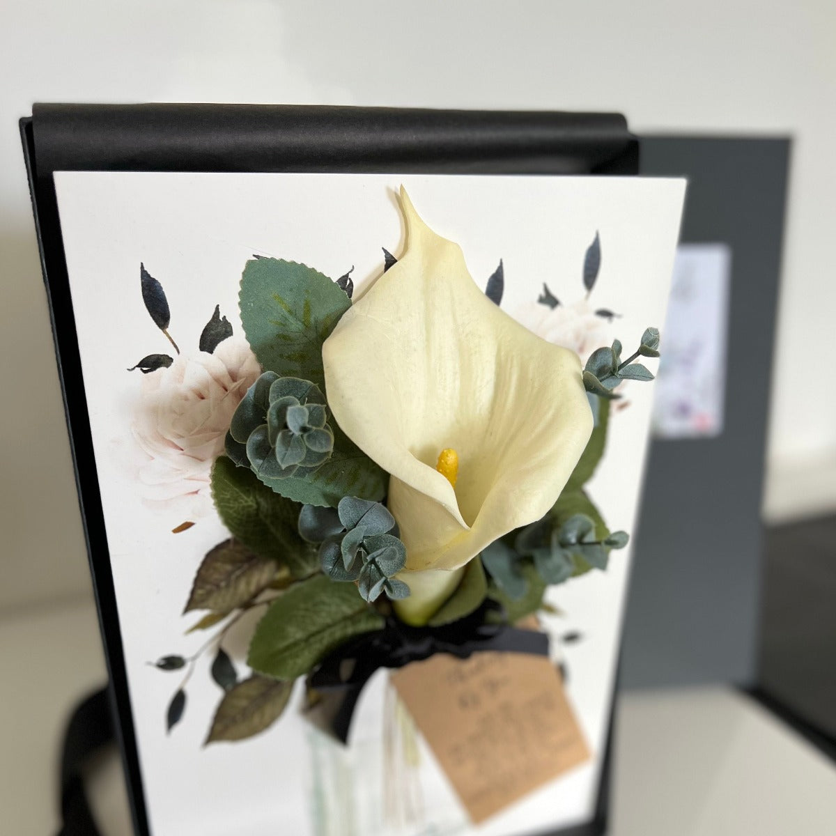 Personalised Calla Lily & Orchid Scented Sympathy Card