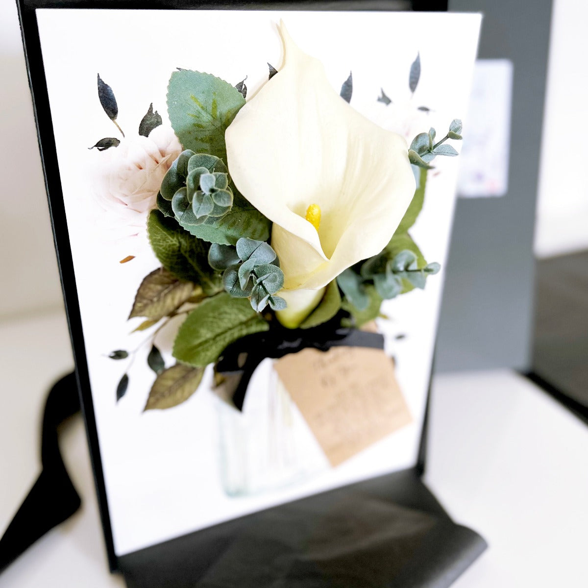 Personalised 6th wedding anniversary cards | handmade with calla lily | The Luxe Co