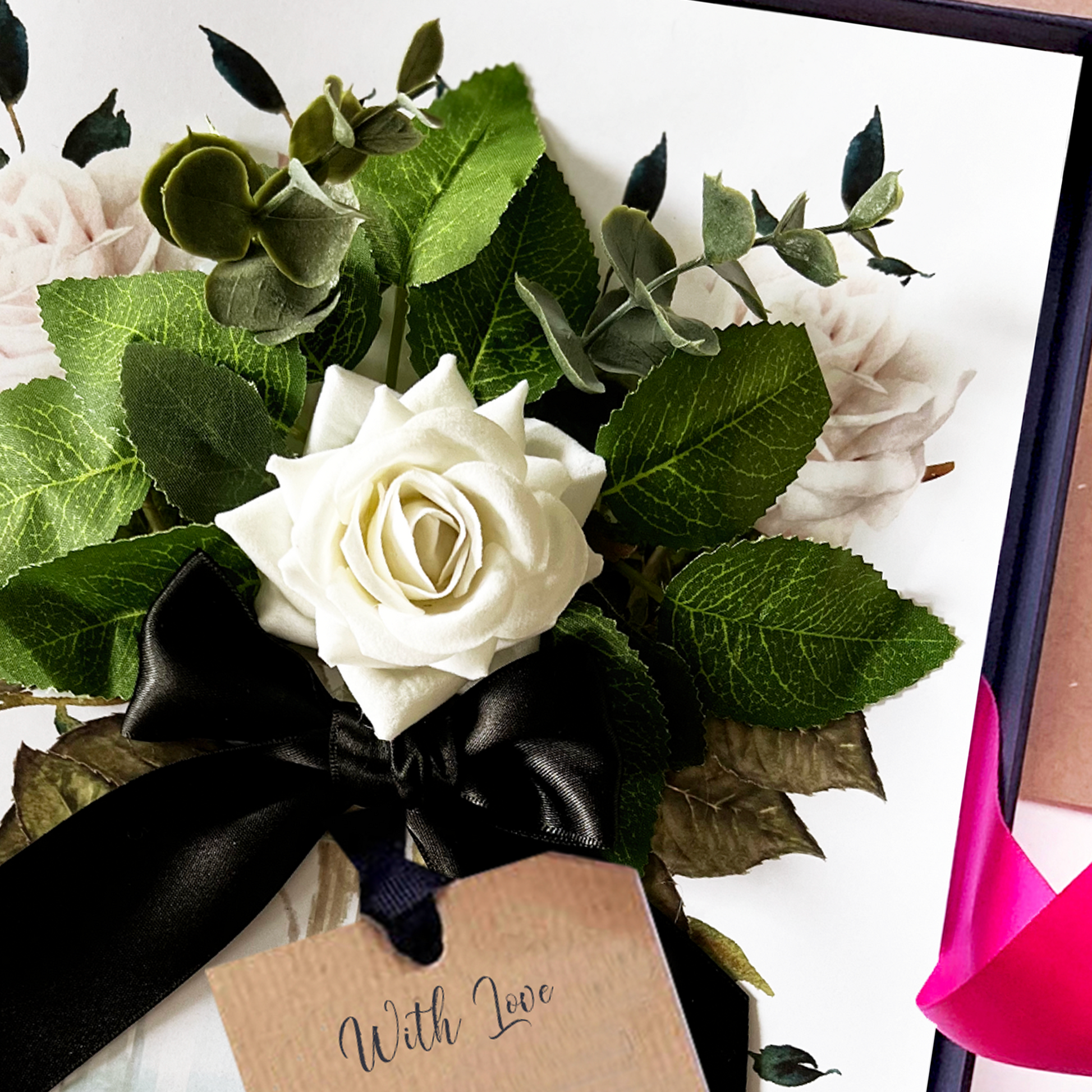 Personalised Scented cards for funerals bereavements loss by The Luxe Co