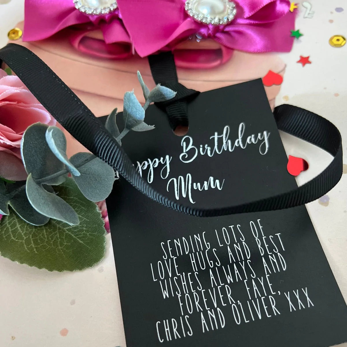 Luxury 21st Birthday Louboutin Heel Shoe Scented Card