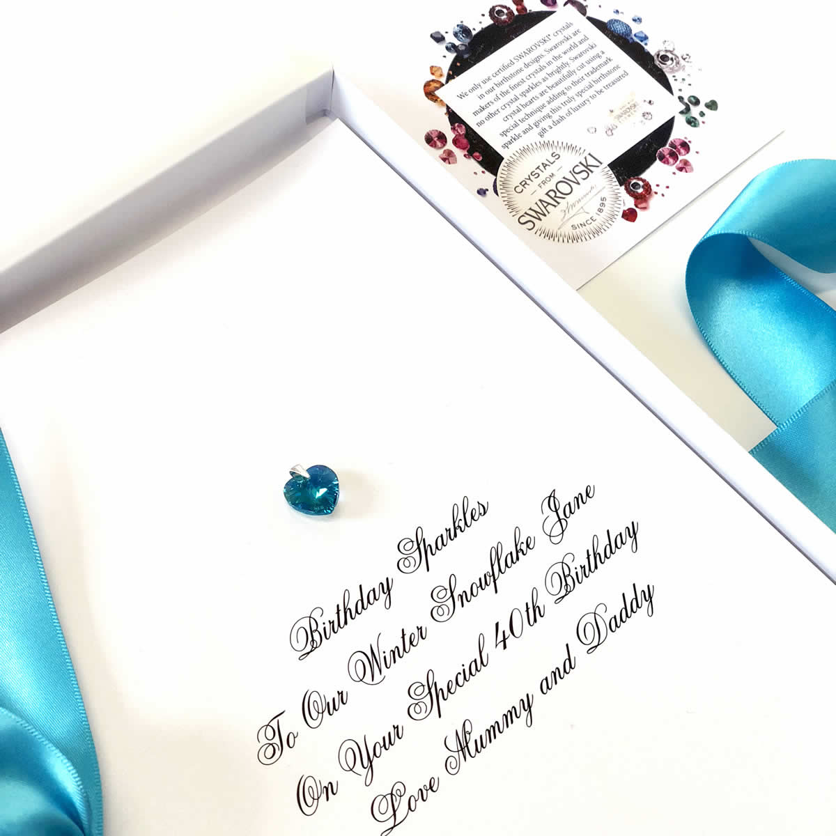 Blue zircon birthstone meaning birthday cards and gift | The Luxe co