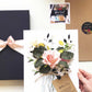 Personalised Flower anniversary cards with blush rose | The Luxe Co