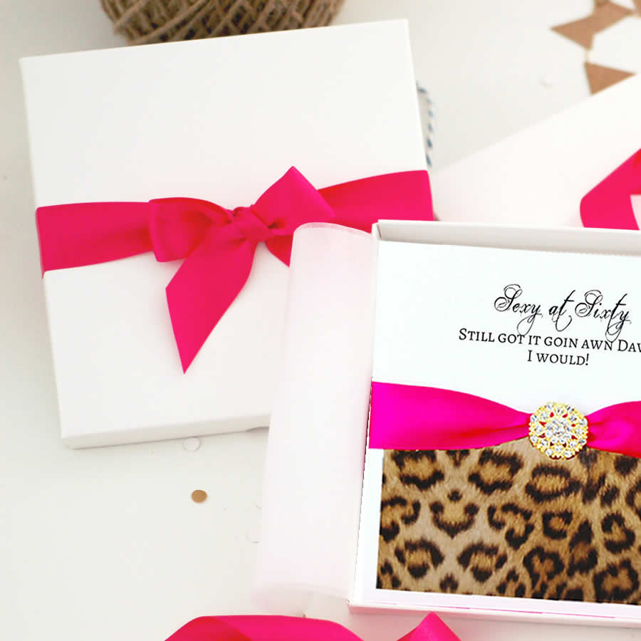 Boxed Leopard print birthday cards that are different | The Luxe Co