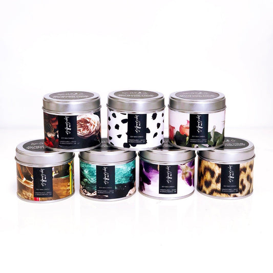 Scented Soy Wax Candle in Tin - Choose your fragrance