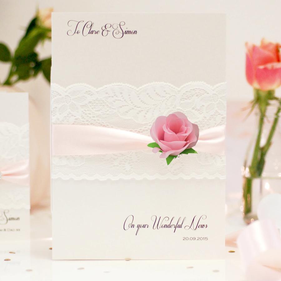Flower wedding cards