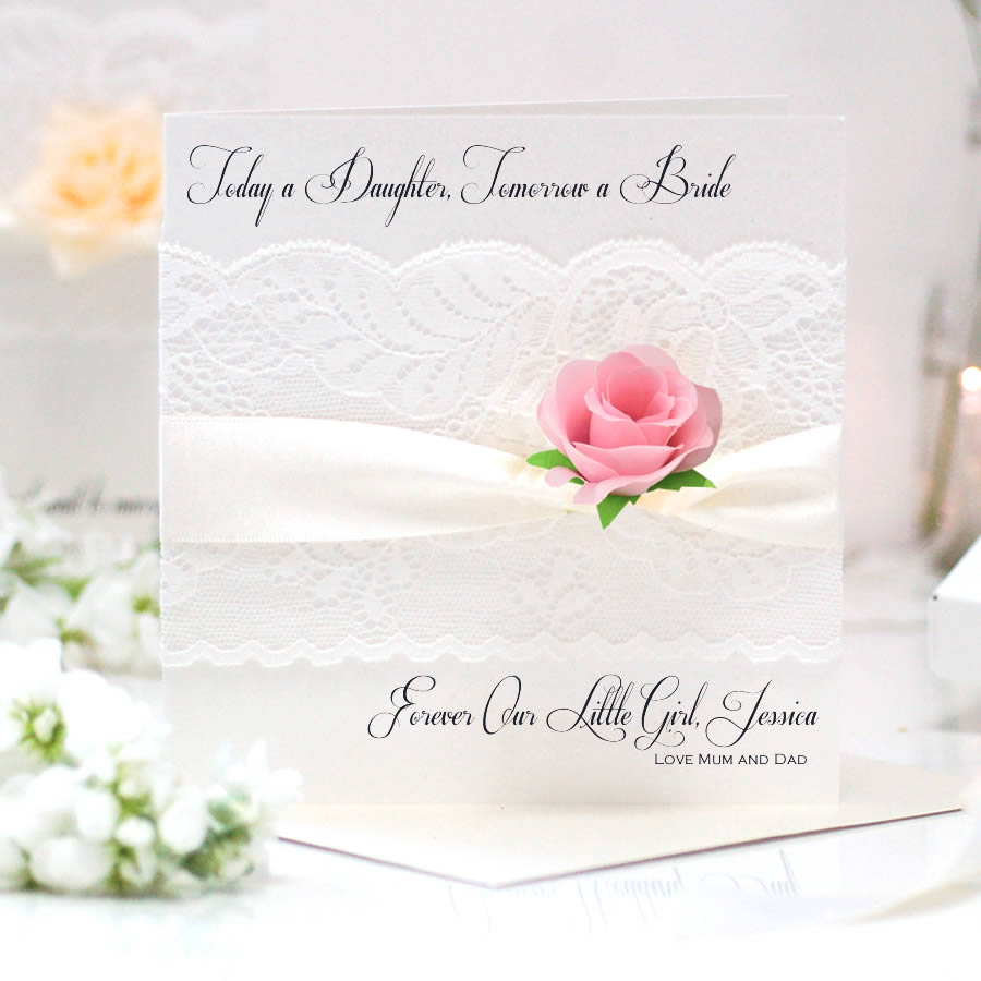 Boxed Lace and Rose Cards | The Luxe Co