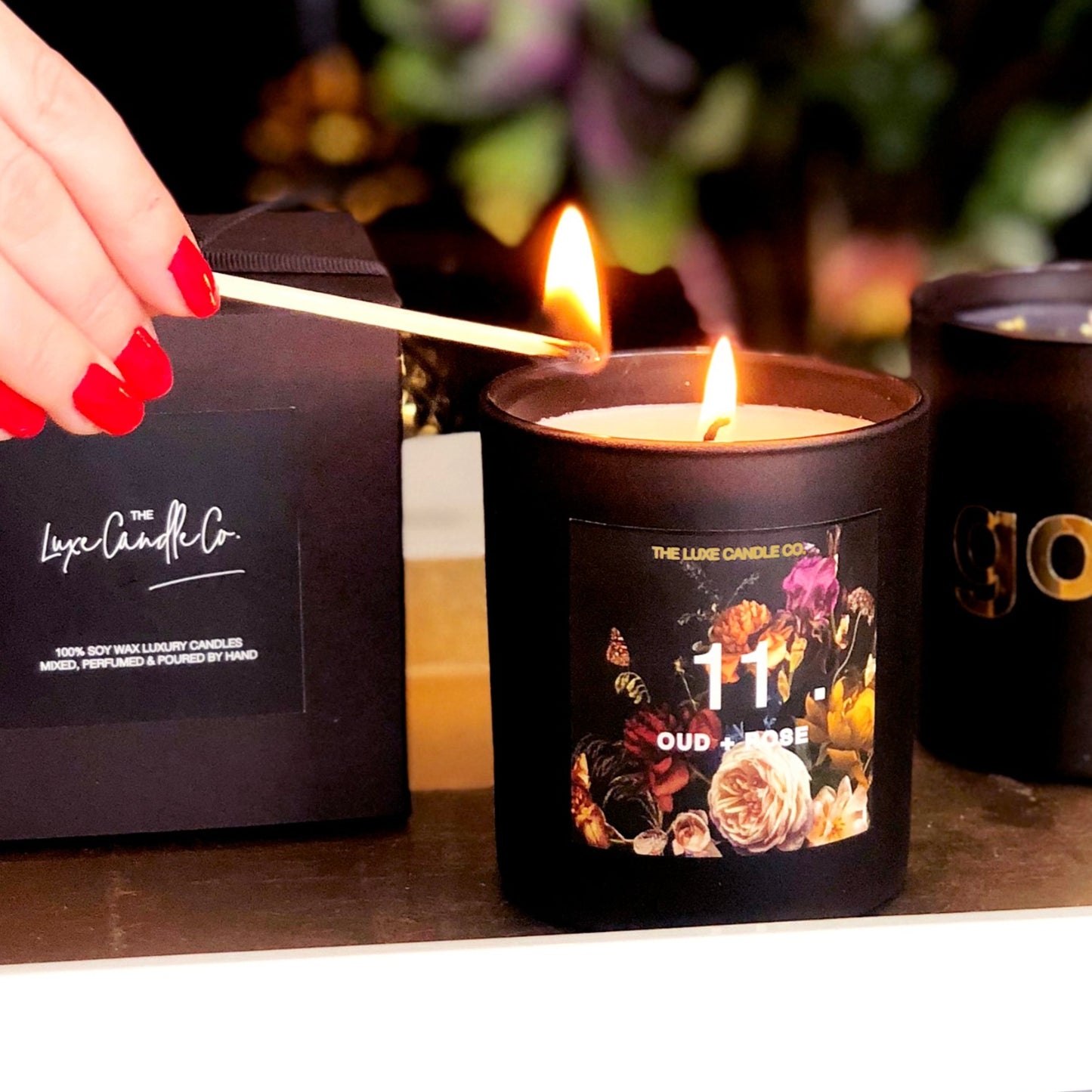 Scented Bloom Soy Candle to match each card - Choose Fragrance