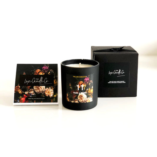 Scented Bloom Soy Candle to match each card - Choose Fragrance