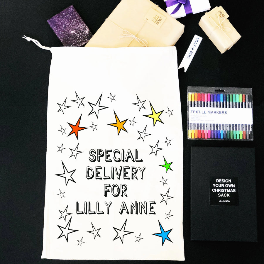 Colour Your Own Personalised Large Gift Sack