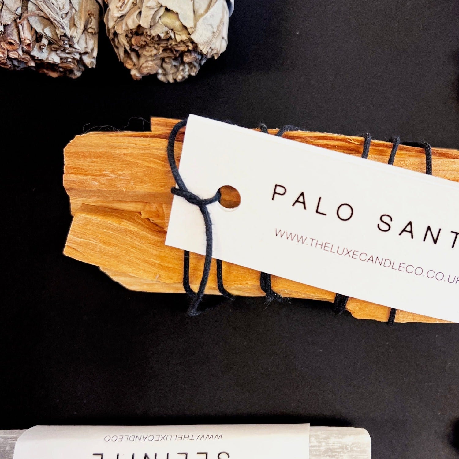 Luxury mothers day gift set UK includes sage palo santo crystals to clear away negative energy