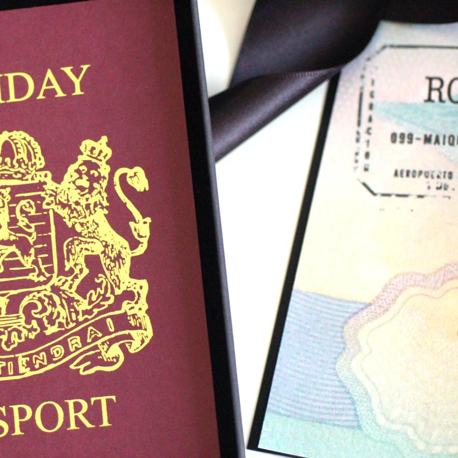 Foiled Passport Card