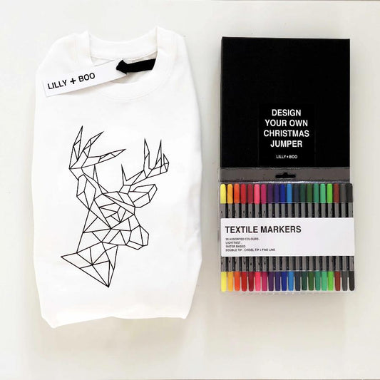 Colour Your Own Personalised Christmas jumper