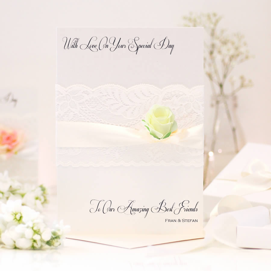 Lace and Rose Card | The Luxe Co